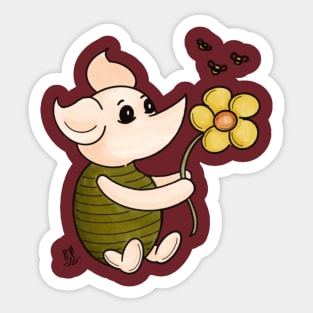 Piglet from Winnie the Pooh Sticker